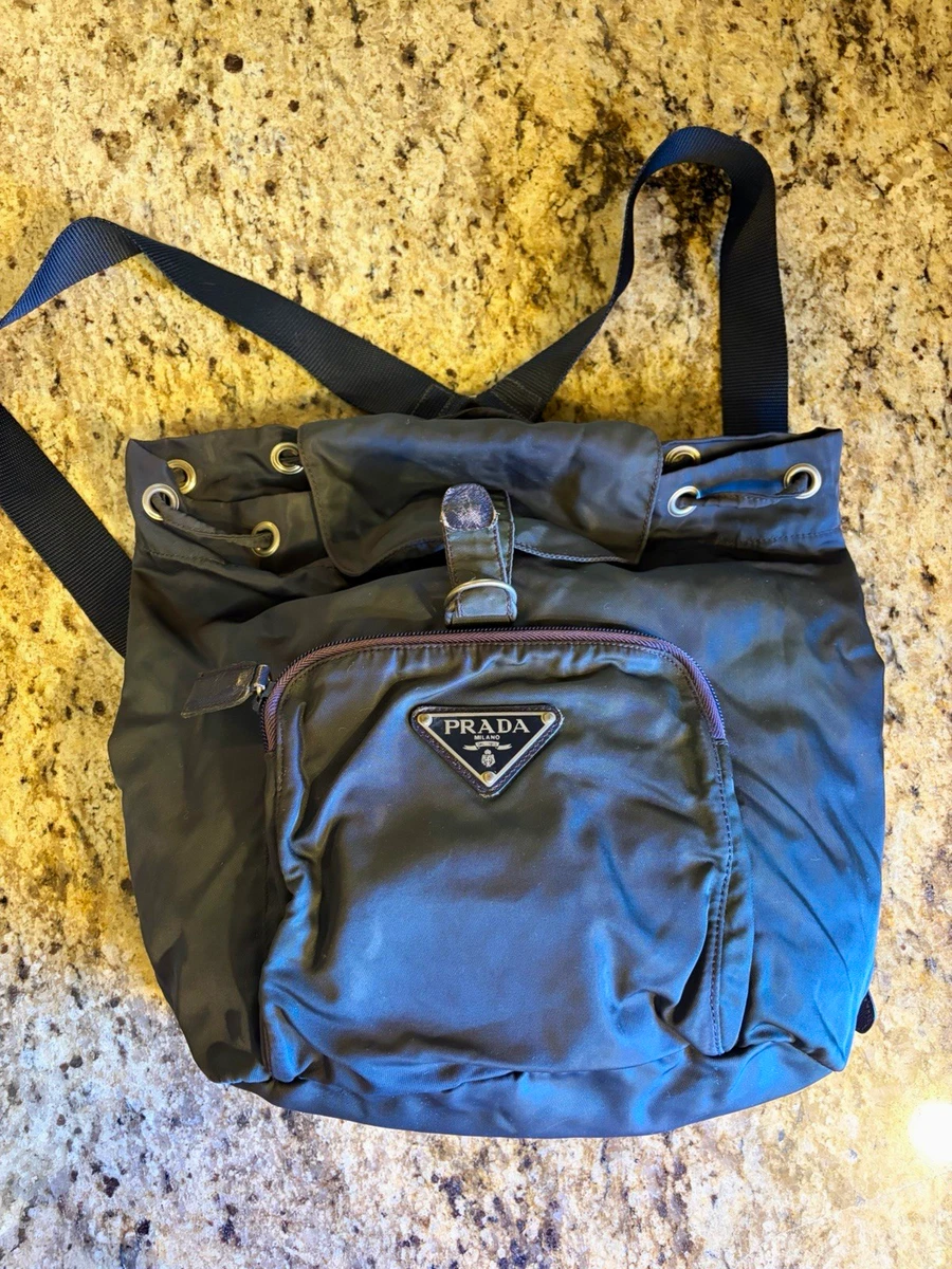 PRADA Blue Nylon Exterior Bags & Handbags for Women for sale | eBay