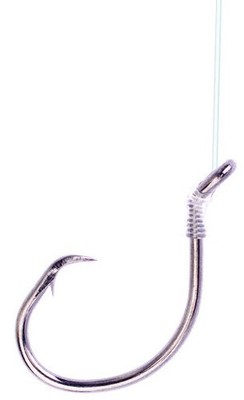 Eagle Claw 9222H-6/0 9222H Ugelbe Circle Sea Hooks Größe 6/0 mit 18'' Vorfach