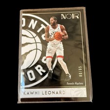 2018-19 Panini Noir Kawhi Leonard #5 Association Edition /85