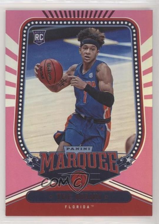 2021-22 Panini Chronicles Draft Picks Marquee Pink Tre Mann #154 Rookie RC 0u2j