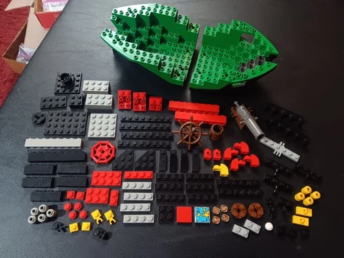 LEGO Cross Bone Clipper Set 6250 Incomplete RARE Pirates Vintage 1997