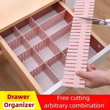Adjustable Drawer Dividers Set DIY Storage Organizers Home Office Closet