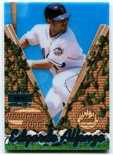 2000 Pacific Invincible EDGARDO ALFONZO Platinum Blue Rare SP New York Mets #/67