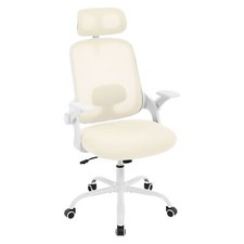 Bürostuhl ergonomisch Schreibtischstuhl mit verstellbarer Kopfstütze Armlehnen