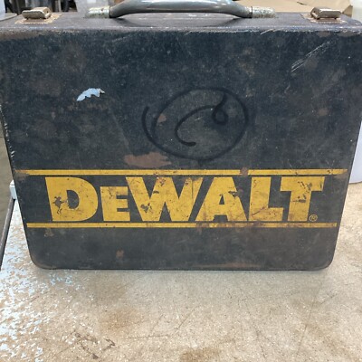 Vintage Steel DeWalt Drill Metal carrying Case only No Drill Case Only