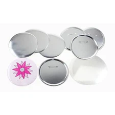 100 pcs/Pack 1" 25mm Metal Pin Back Button  Metal Bottom for Badge Machine