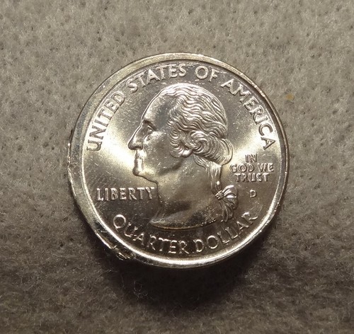 2000-D MARYLAND QUARTER BROADSTRUCK ERROR