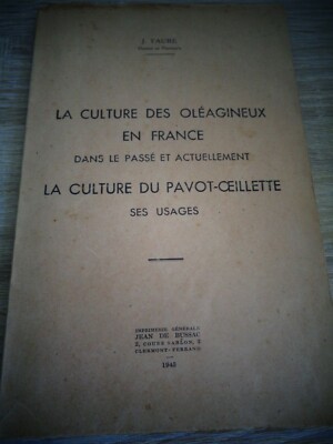 Buch Die Kultur der Ölsaaten Die Mohnblume 1945 (Ref. 82)
