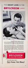 1954 Brylcreem Smart Hair Grooming Cream Vintage 1950s Print Ad Smart Look