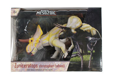 Zuniceratops Albino 2024 Triceratops Kin Toy Dinosaur Beasts of