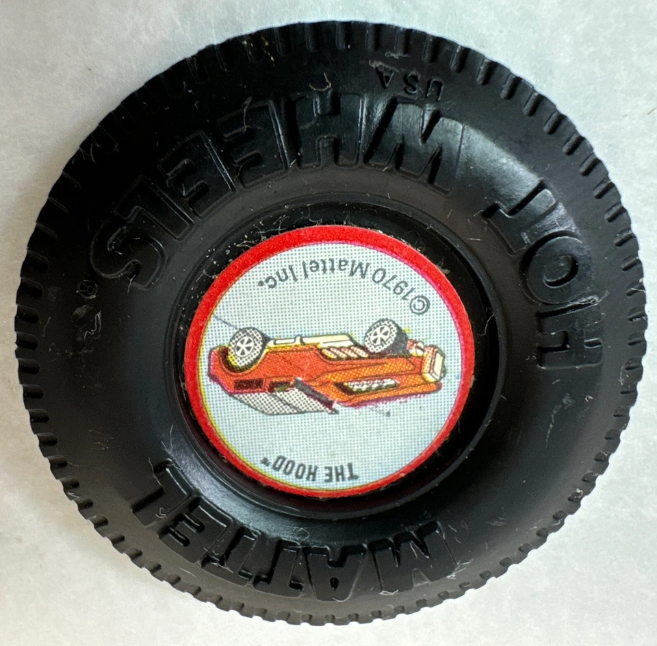 Botón "The Hood" de plástico Redline original vintage Mattel Hot Wheels, años 70 Foto 2 de 4