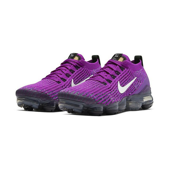 purple nike air vapormax flyknit 3
