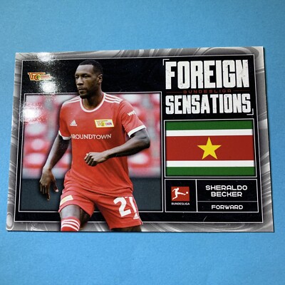  2021/22 Foreign Sensations No. Fbs-Sb Sheraldo Becker Topps Bundesliga