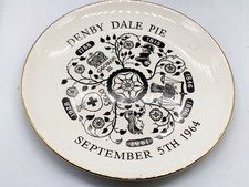 VINTAGE COPYRIGHT DESIGN DENBY DALE PIE 1964 DECORATIVE PLATE