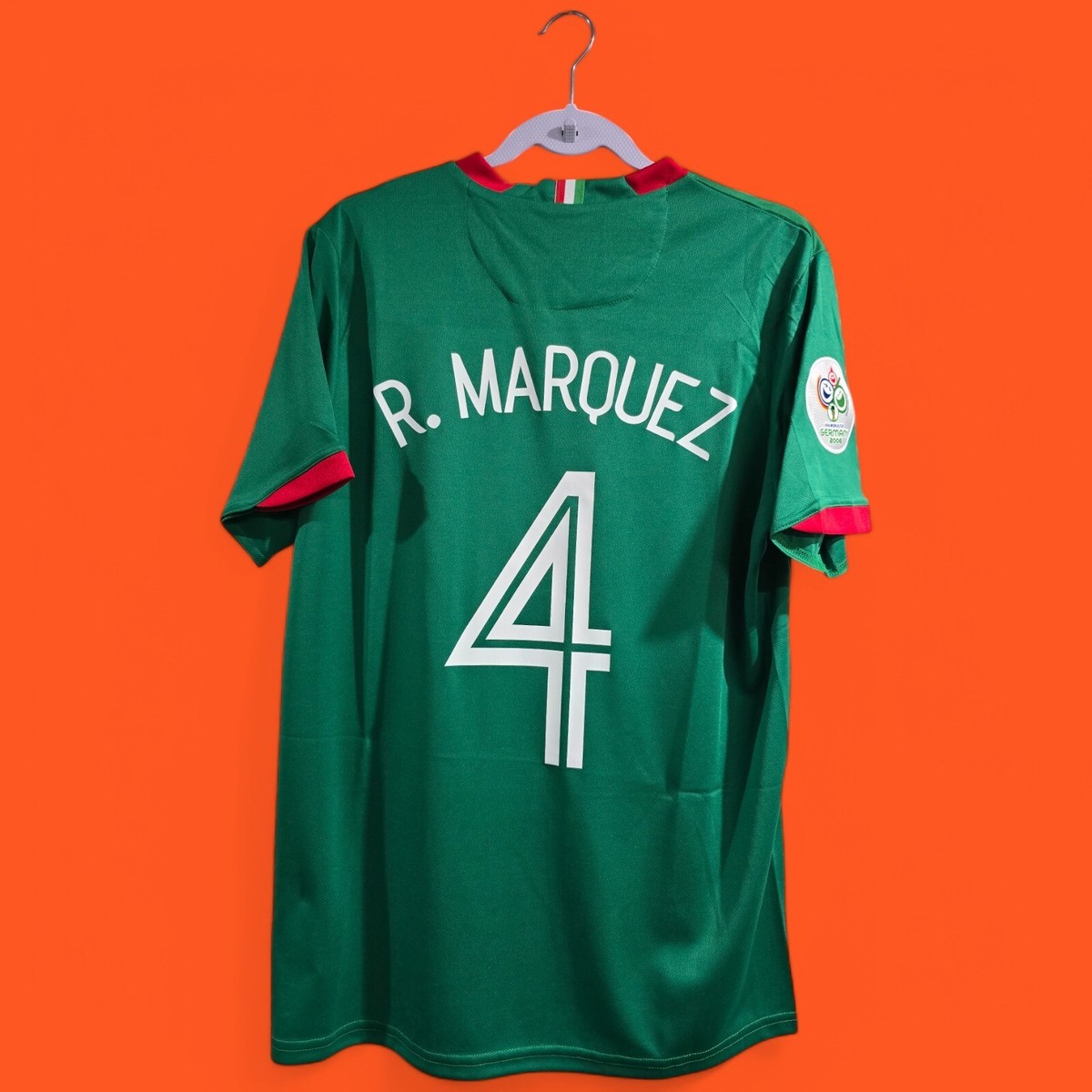 Mexico National Team Home - World Cup 2006 - R. Marquez # 4