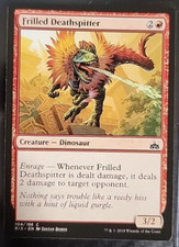 MTG Frilled Deathspitter Rivals of Ixalan 104/196 Regular Common