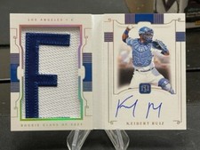 KEIBERT RUIZ 2021 NATIONAL TREASURES AUTOGRAPH AUTO LETTER PATCH BOOKLET /10