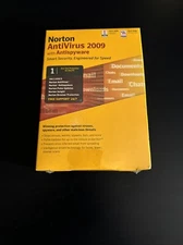 Norton Antivirus 2009 with Anti spyware Lot Of 3