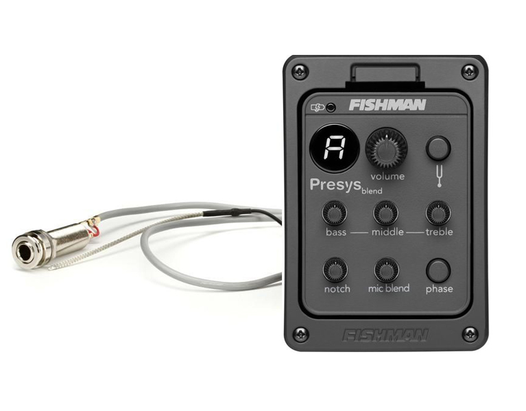 Fishman Presys New 301 Edition Piezo Pickup Preamp EQ Mic Blend Acoustic Guitar