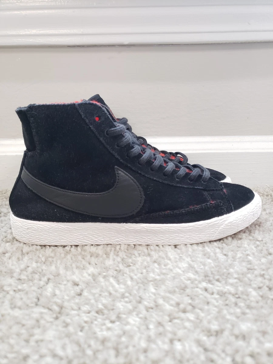 Blazer mid 77 vintage black suede sales