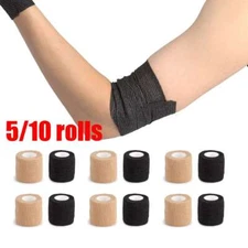 5/10 Roll Tattoo Self Adhesive Bandage Wrap Stretch Cohesive Elastic Sports Tape
