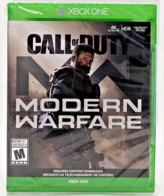 Call of Duty Modern Warfare (Microsoft Xbox, 2019) New Sealed Torn Plastic