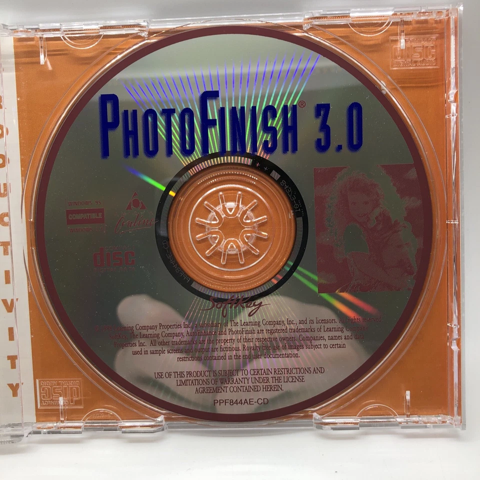 The Learning Company PhotoFinish 3.0 Computer PC Disc Program 1998 - Image 4 of 4