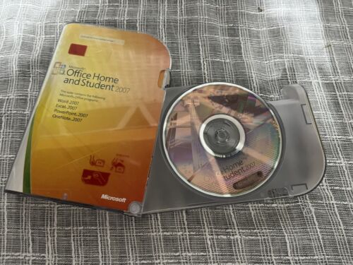 Microsoft Office 2007 Home Student 3 User Word Excel Powerpoint Windows 10 11 - Afbeelding 2 van 3
