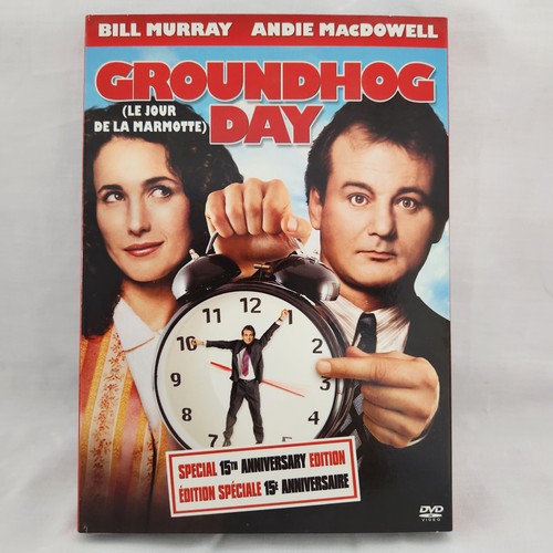 Groundhog Day - DVD, 2009, Canadian 15th Anniversary - Edition Bilingual New DVD - Afbeelding 1 van 2