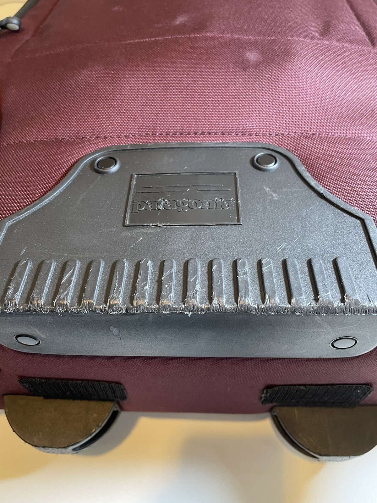 PATAGONIA MLC Wheelie ROLLER Carryon Bag LUGGAGE Converts to Backpack Burgundy eBay