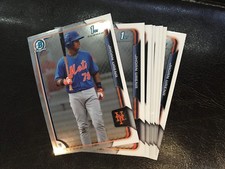 2015 Bowman BCP98 Jhoan Urena 9 count all chrome lot New York Mets