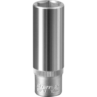 Sealey 1/4'' Drive Deep Hexagon WallDrive Socket Metric 12mm