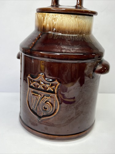 McCoy Pottery Brown Drip Glaze Bicentennial 1776-1976 Cookie Jar 7019 USA *READ - Picture 5 of 12