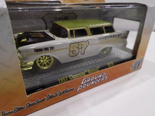M2 Machines Ground Pounders 1957 Chevrolet Nomad R19 19-01 Limited 750 Pieces - Picture 2 of 6
