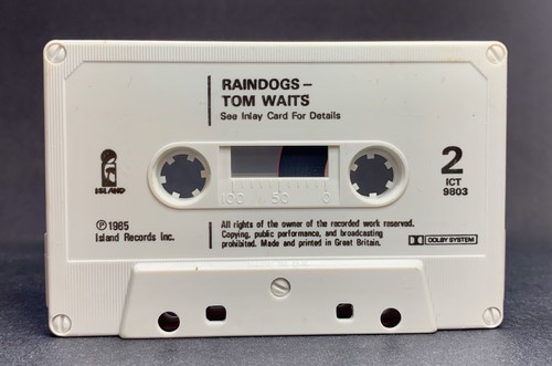 Tom Waits RAIN DOGS Vintage Cassette ICT9803 **EX/EX CONDITION** 1985 - Picture 7 of 9