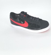 2510 Nike Kids Blazer Low QS Sneakers Black/Red Size 5Y US