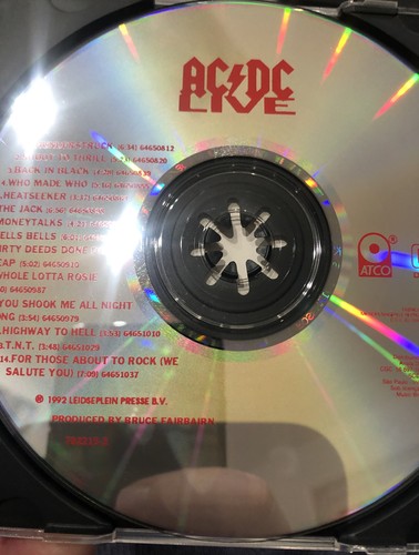 AC/DC 2021 LIVE CD Import Brazil Rare No Bar Code - Picture 4 of 4
