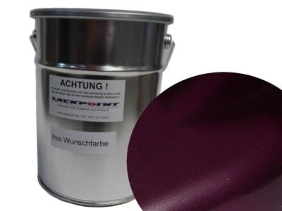 0,5 Liter 1K Autolack Kunstharz Dark Violett Metallic Matt Trend Lackpoint !