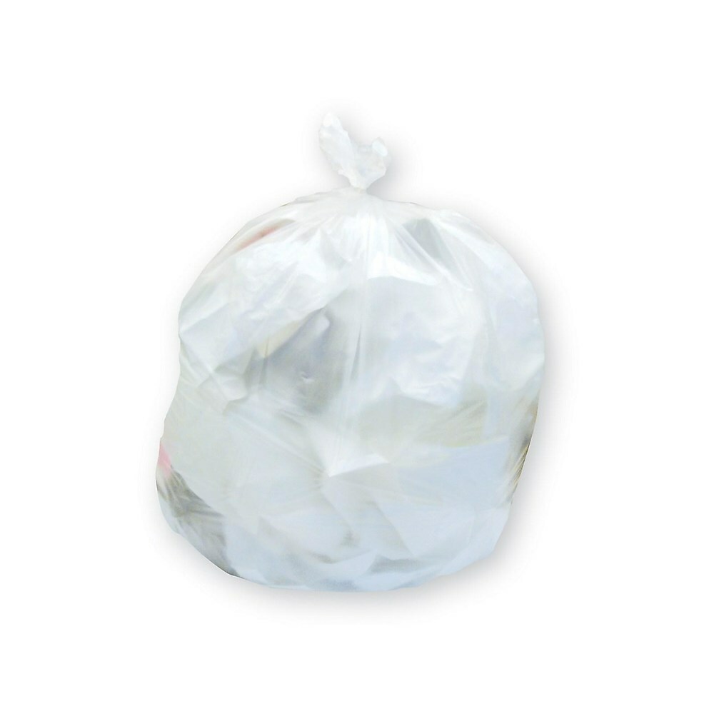 Brighton Trash Bags 30-33 gal 33x40 High Density 16 Mic Natural 10 RL CT 814906 Brighton Trash Bags 30-33 gal 33x40 High Density 16 Mic Natural 10 RL CT 814906