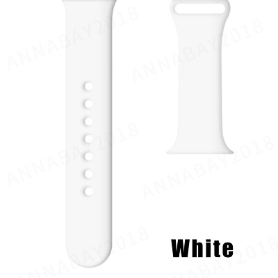 Silicone Band Strap for Apple Watch Series 1/2/3/4/5/6/SE Sports 38/40/42/44mm