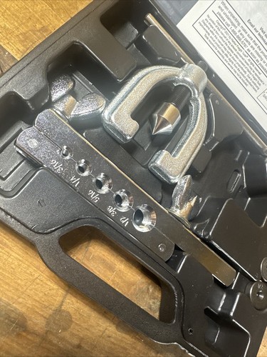 Pittsburgh Double Flaring Tool Kit W/ Carrying Case No. 58641 New - Picture 7 of 12