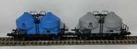 "Rivarossi H0 HR6592 Silowagen-Set 2-Tlg \"Vtgt\" Dr Ep.Iv Neu & Ovp"