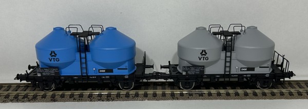 "Rivarossi H0 HR6592 Silowagen-Set 2-Tlg \"Vtgt\" Dr Ep.Iv Neu & Ovp"-image