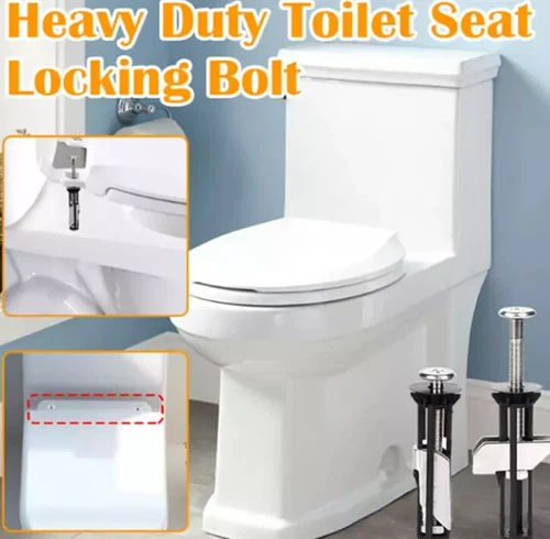 Heavy Duty Toilet Seat Fastener Bolt kit, Universal Toilet Seat Bolt Kit Tool - Picture 6 of 21