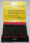 Matchbook Cover Fallsway Motor Hotel Niagara Falls, Canada Thunderbird Room — photo 3