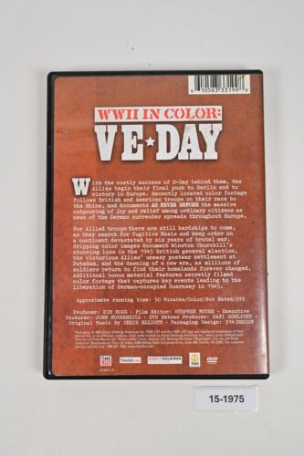 WWII In Color VE Day DVD 1995 Time Life Victory in Europe - USED, VERY GOOD - Picture 2 of 2