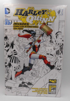 DC COMICS HARLEY QUINN #1 NEW 52! INVADES COMIC-CON INTERN S. DIEGO COMIC BOOK