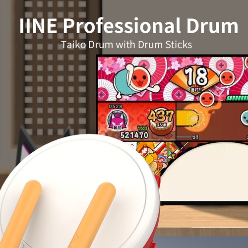 IINE Taiko Drum Master Compatible Nintendo Switch/Lite/OLED - Picture 5 of 21