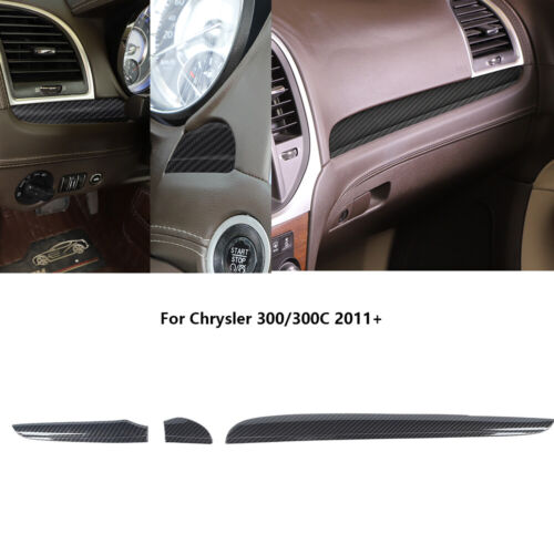 36x Carbon Fiber Interior Decorative Accessories Trim Kit for Chrysler 300 11-14 - Picture 9 of 15