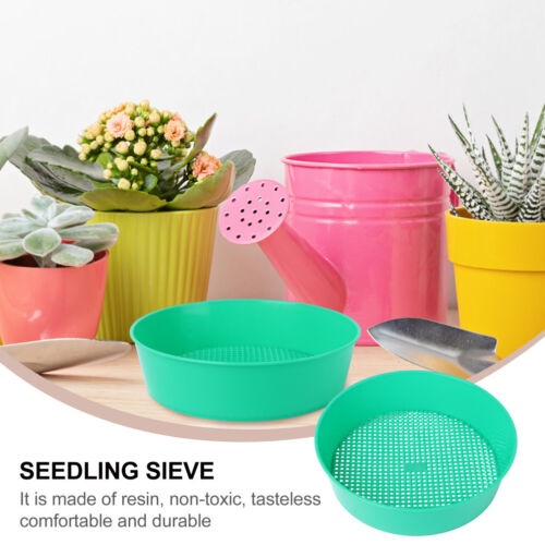 Jardinage Maille Écran Tamis Plastique Tamis remise Passoire Sol pour Petites Pierres US